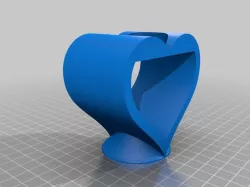 Heart-shaped tealight holders