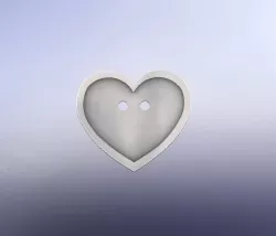 Heart Shirt Button