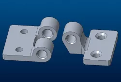 Hinge with 4mm offset