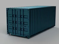 HO scale container 20ft (piko-compatible) 