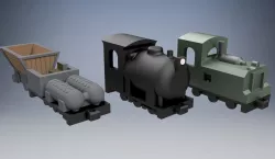 HO Scale - Fireless Industrial Locomotives