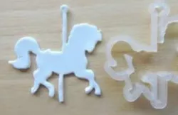 horse carrousel cookie cutter