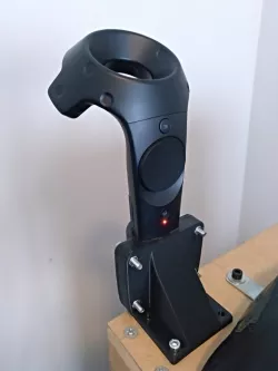 HTC Vive controller mount for flat surface