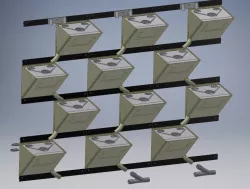 Hydroponic on the wall planter