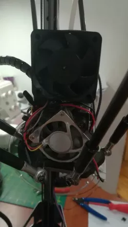 Kossel extruder Nforce cooling