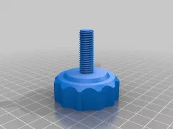 M10 Cross button 30 mm for securing the boattrailer light extension shaft