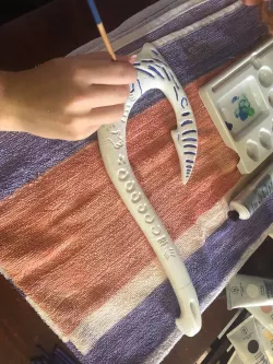 maui hook from moana Cut and pegged