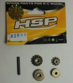 Metal gears front differential