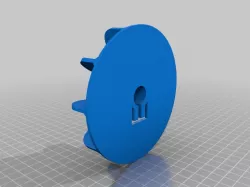 Motor heat sink fan