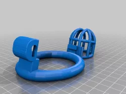My Customized [18+ NSFW] Parametric Chastity Cage