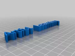 My Customized 3D name plate