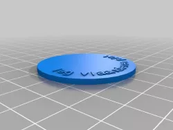 My Customized Miniature Pedestal w/Text