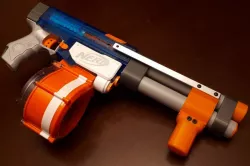 Nerf vertical shotgun pump grip