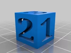 Number Dice Standard Size