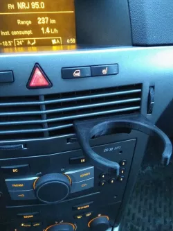 opel astra h car cup holder