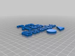 OpenSCAD Bevelled Text