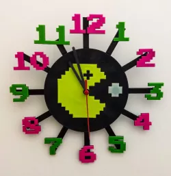 Pac-Man Clock NEW VERSION