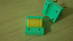 Pillow block for LM8UU with 16mm outer diameter.