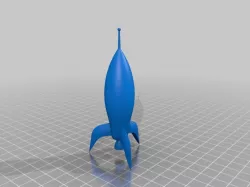 Retro Space Rocket