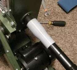 Shop Vac to Belt Sander Adapter