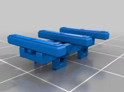 Slate Quarry 3 Bar Wagon Chassis (for PLA printers)