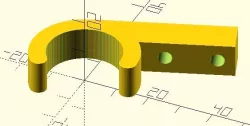Snap On PVC Pipe Panel Hinge