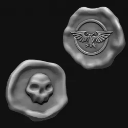 Space Marine Purity Seals