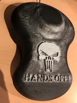 SpaceExplorer 3d space mouse connexion cover Punisher