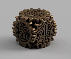 Steampunk Dice / Dé style Steampunk