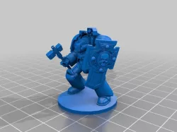 Terminator with shield and hammer