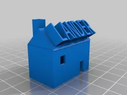Tinkercad House Assign. #1 - Basic House