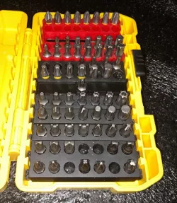 Upright Hex Bit Holders for Dewalt Case