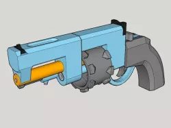 Vanguard Revolver (3D Print Kit Toy Gun)