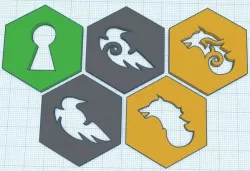 War Chest Hollow Control Markers