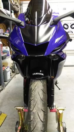 Yamaha 2017+ R6 and 2015+ R1 upper fork guards!