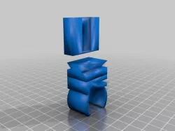 1/2 PVC roof and gutter dovetail clips for pixels