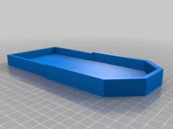 (3D Slash) cthulhu_dice_tower_7_Tray2_25 Just Tray, modified