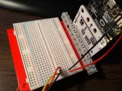 7.4V LiPo battery case for Lego with breadboard and space for regulators.