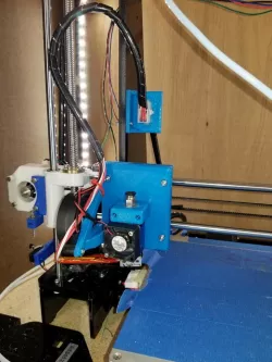 Anet A8 quick change tool carriage assembly