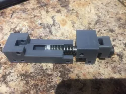 Anet A8 X belt holder and spring tensioner