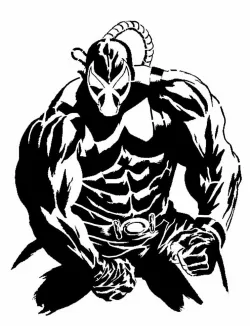 Bane stencil 2