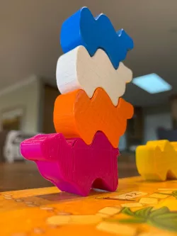 Crazy Camels for first edition of Camel Up board game
