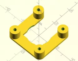 customizable NEMA 17 spacer