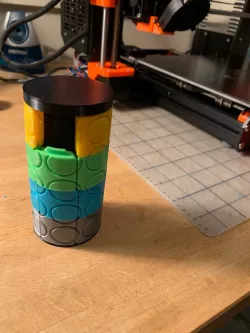 Cylinder 15 puzzle