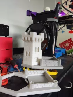 Dice Tower Hex - Remix bigger wall