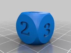 Dice with Numbers