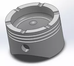 Diesel Piston Ashtray
