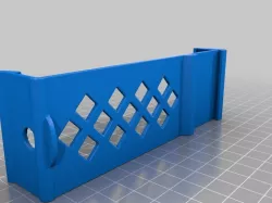 Din rail mount for 18650 battery holder