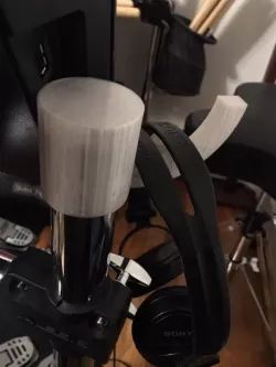 Drum rack headphone hook