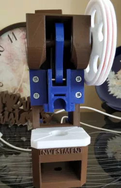 Eccentric mechanical desktop press